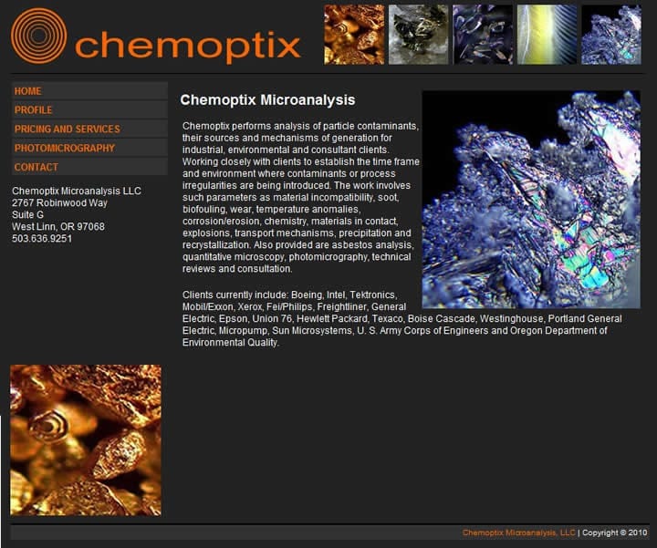 Chemoptix Microanalysis