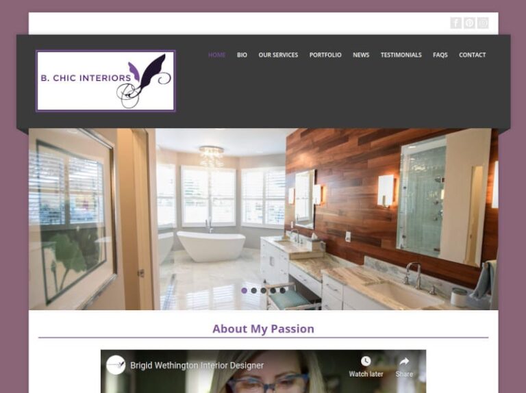 bchicinteriors com screenshot